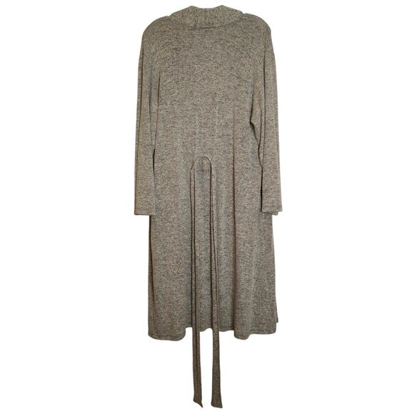 Natori Heather Gray Soft Stretch Knit Robe Size S Loungewear Sleep Bath Comfy - Picture 6 of 11